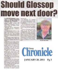 Cllr Bell - Should Glossop move next door?