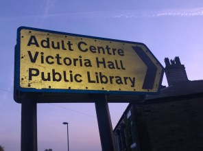 Library Street Sign - Squared